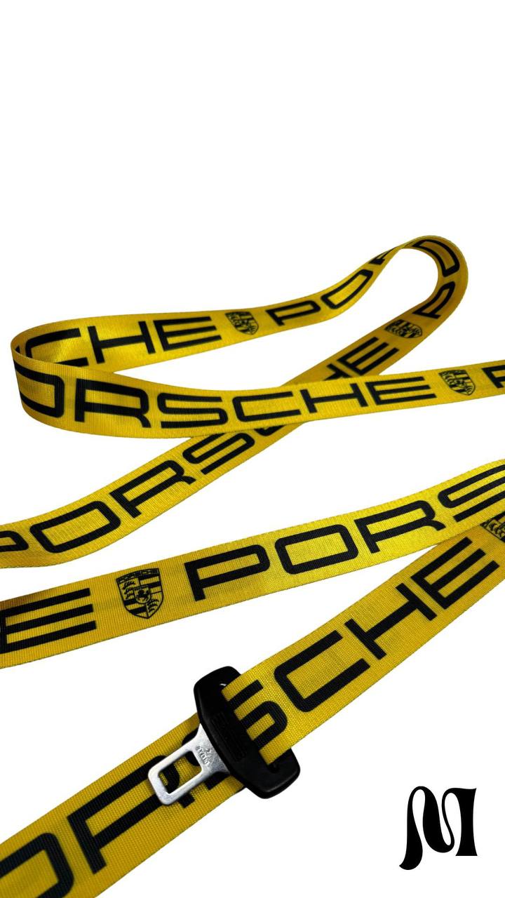 Porsche GT Yellow Seatbelts